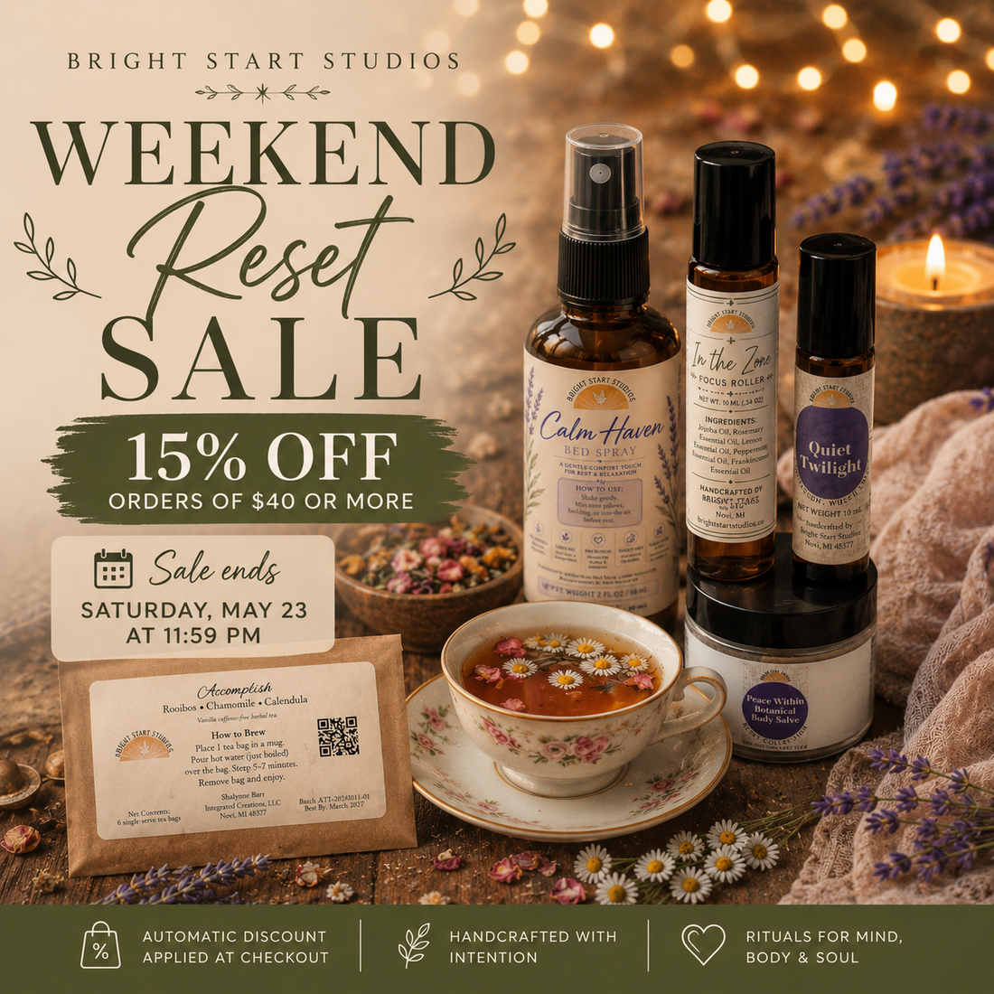 🌿 WEEKEND RESET SALE 🌿