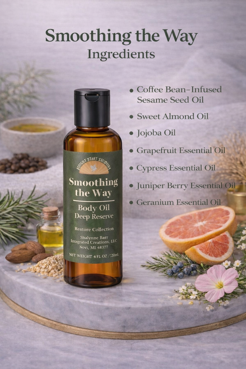 Smoothing the Way Body Oil - Deep Reserve