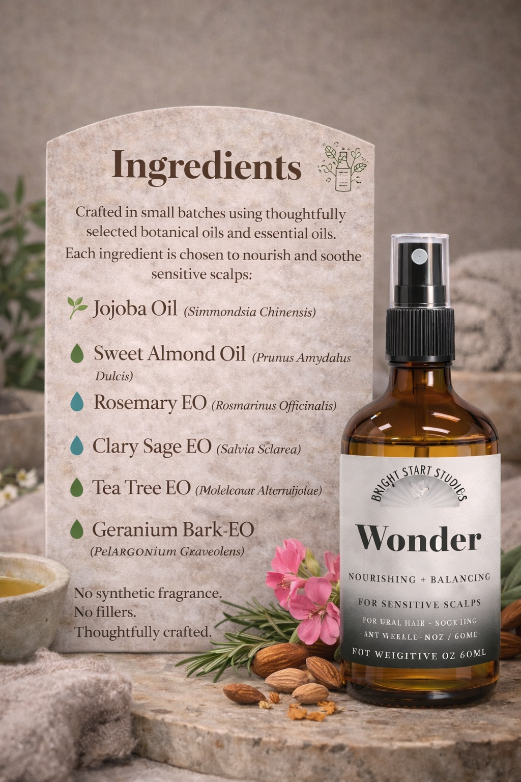 Wonder- for non-loc wearers; formulated for sensitive scalps