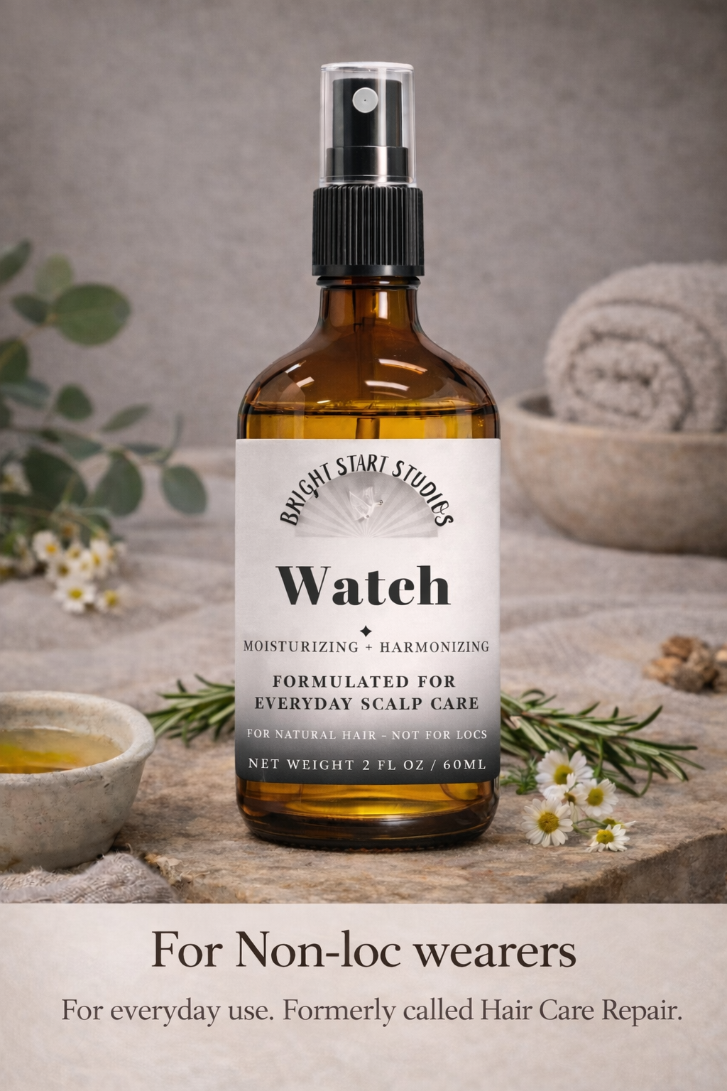 Watch- care for natural styles and loose hair