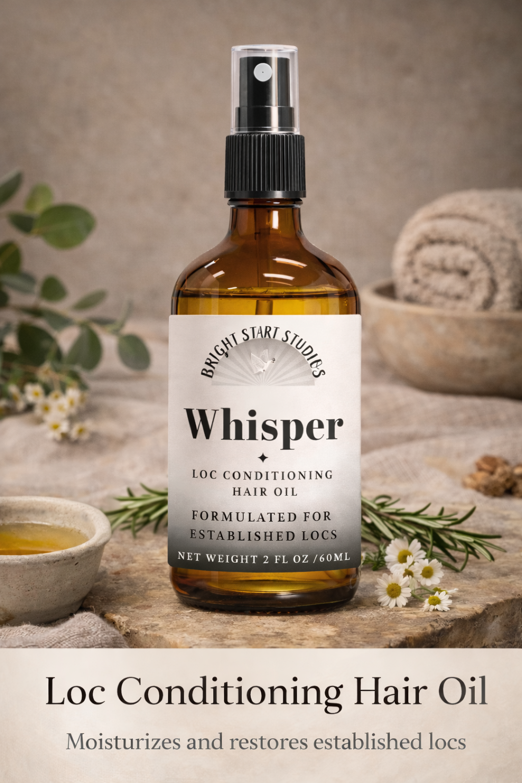Whisper - A foundational oil for established locs