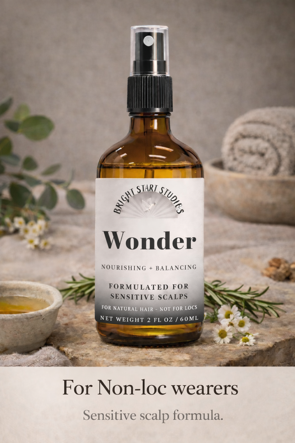 Wonder- for non-loc wearers; formulated for sensitive scalps
